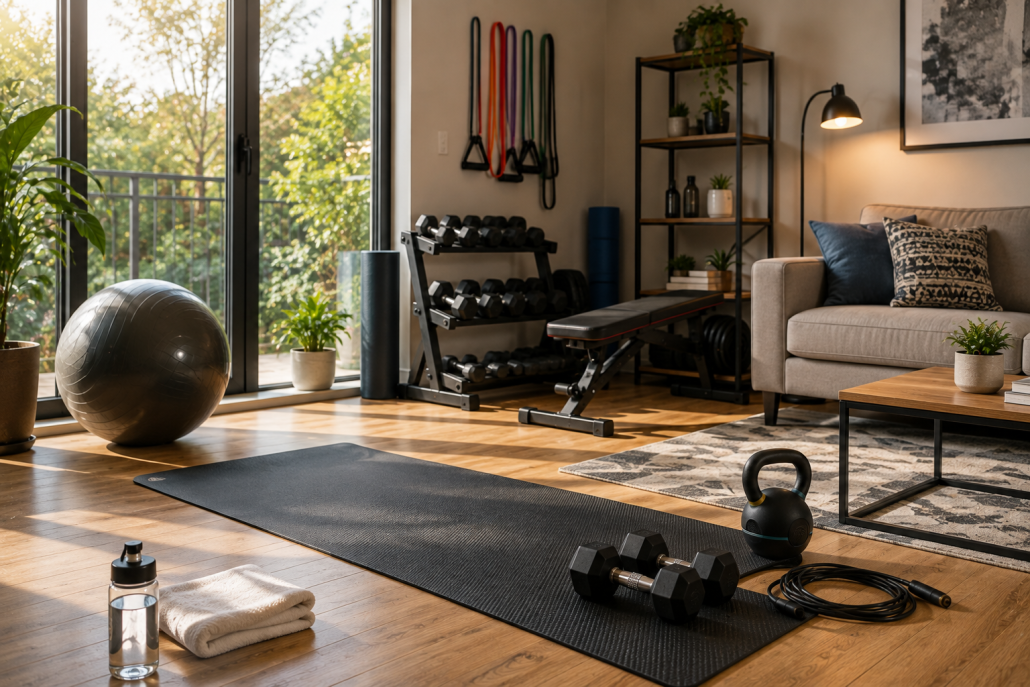 Transform Your Living Room Into a Home Gym
