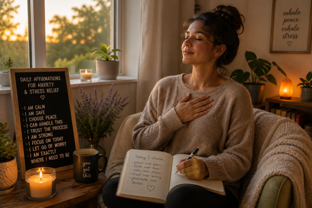Daily Affirmations for Anxiety and Stress Relief