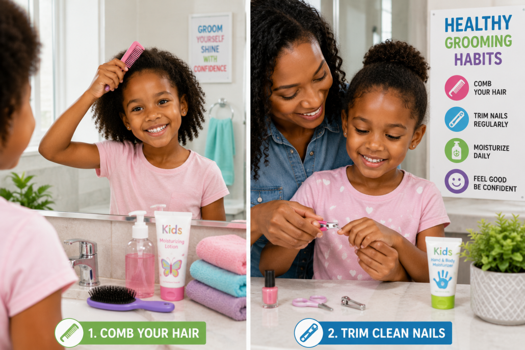 Hair and Nail Hygiene for Children